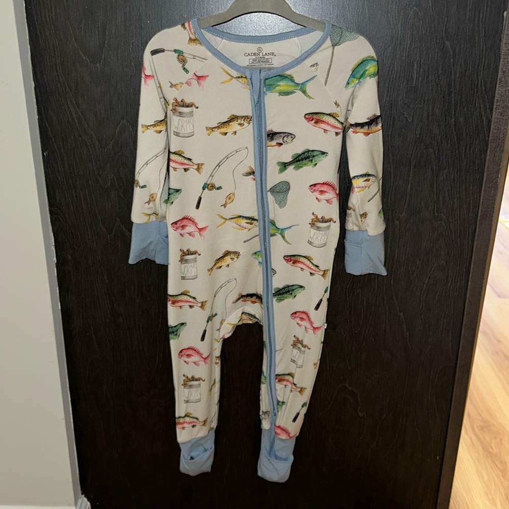 Caden Lane Gone Fishing Convertible Romper
